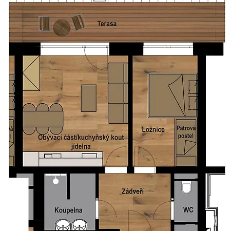 Barth - Rezidence Krakonos Apartment *